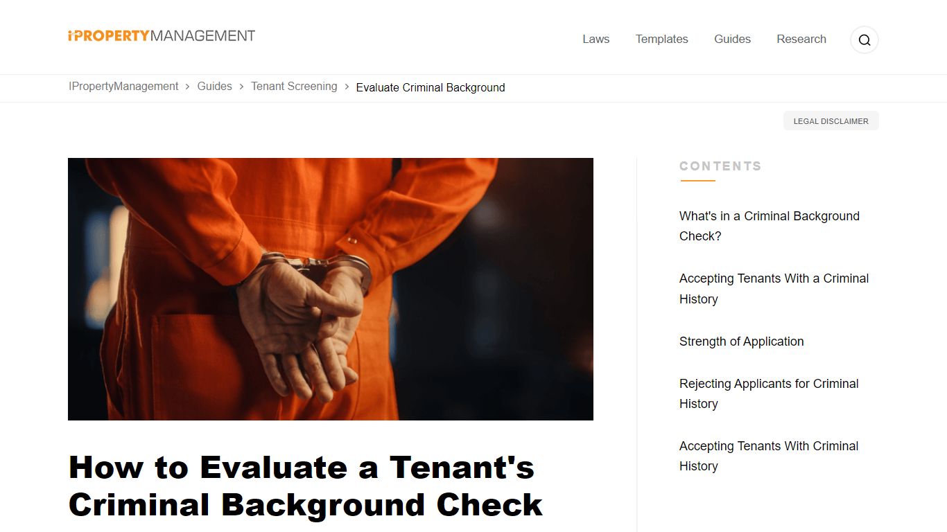 How to Evaluate a Tenant's Criminal Background Check