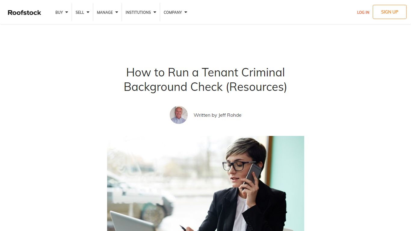 How to Run a Tenant Criminal Background Check (Resources) - Roofstock